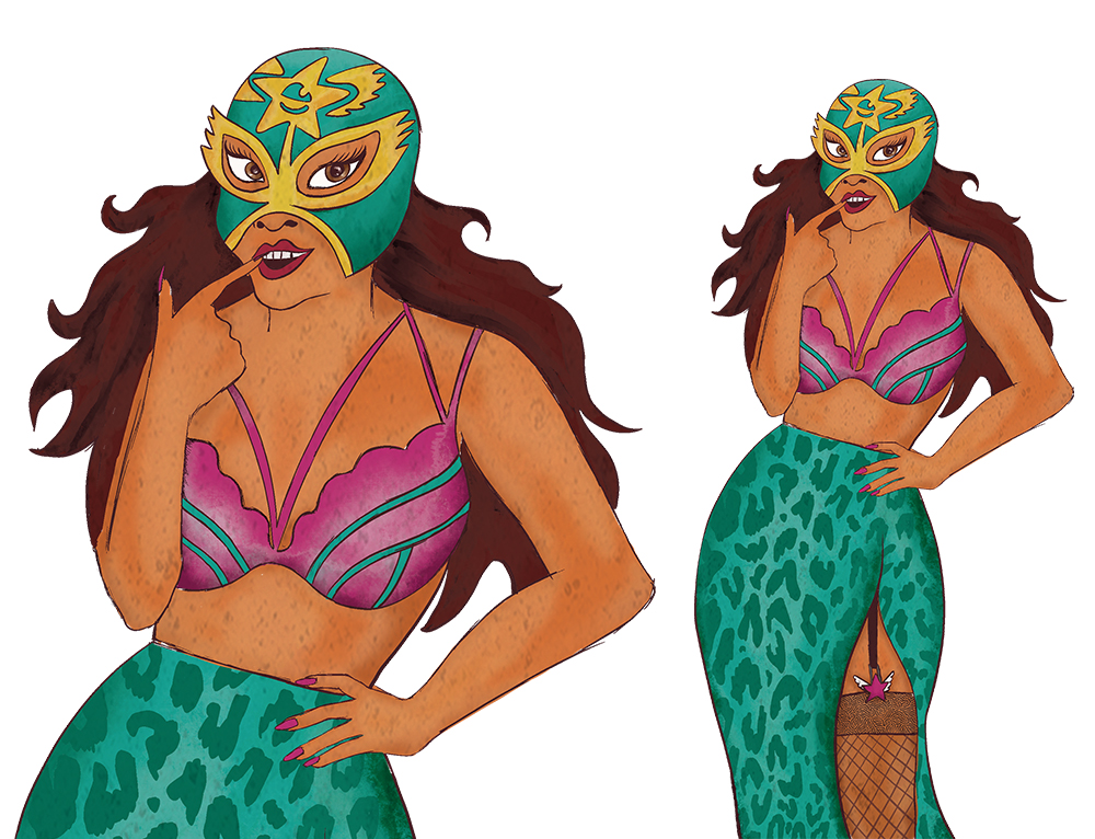 ilustración de personajes